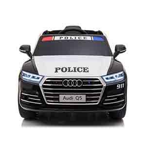 Licensed children's Q5 police car riding toy electric car